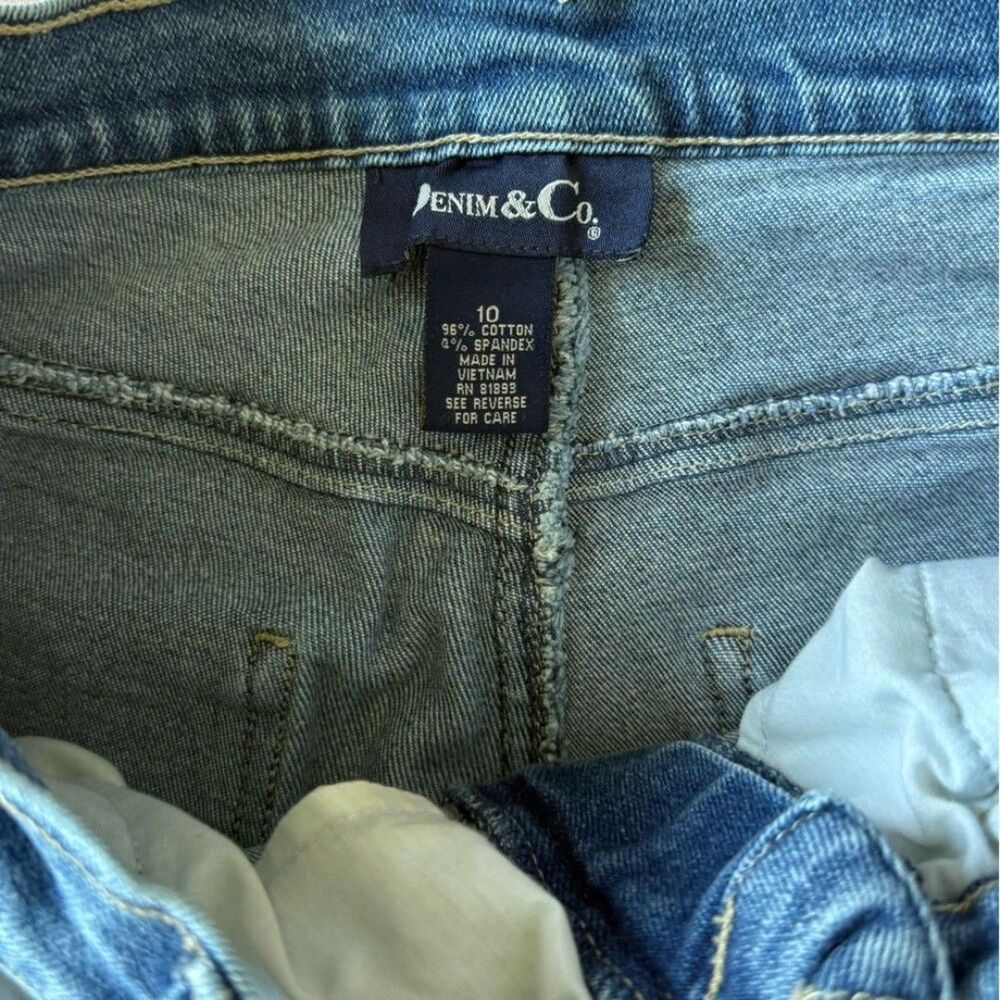 Vintage high rise Denim&Co Blue Mom Jeans size 10 - Picture 2 of 8